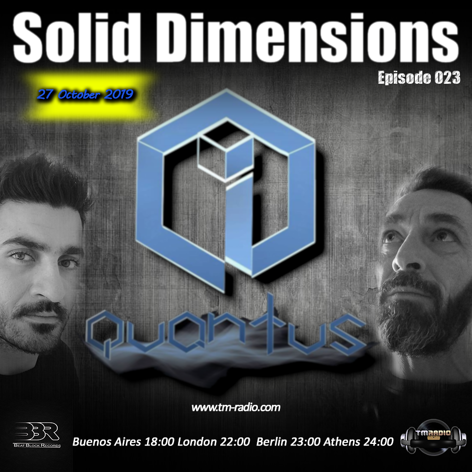 Solid Dimensions 023 on TM Radio - 27-Oct-2019 (from October 27th, 2019)