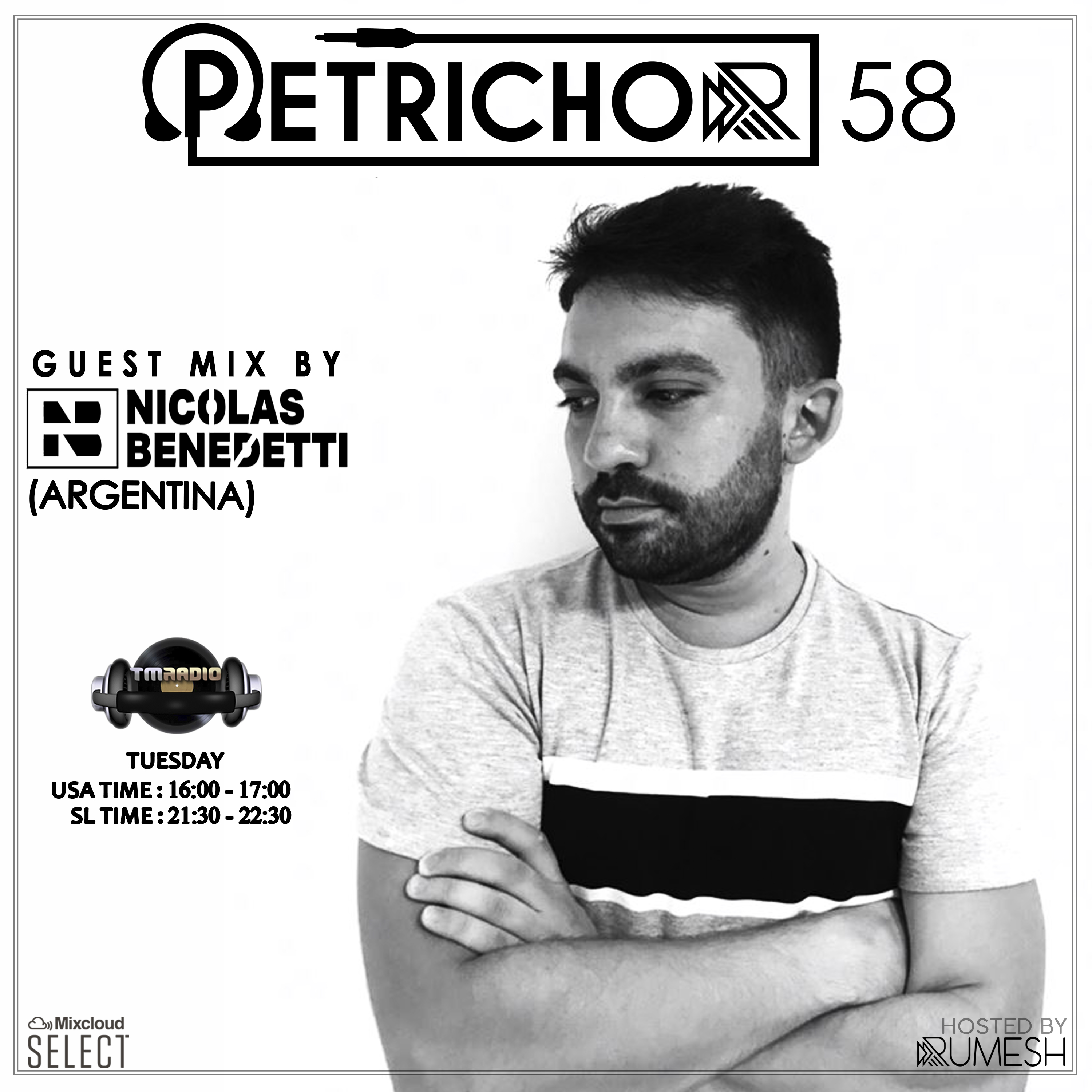 Petrichor 58 guest mix by Nicolas Benedetti (Argentina) (from December 17th, 2019)