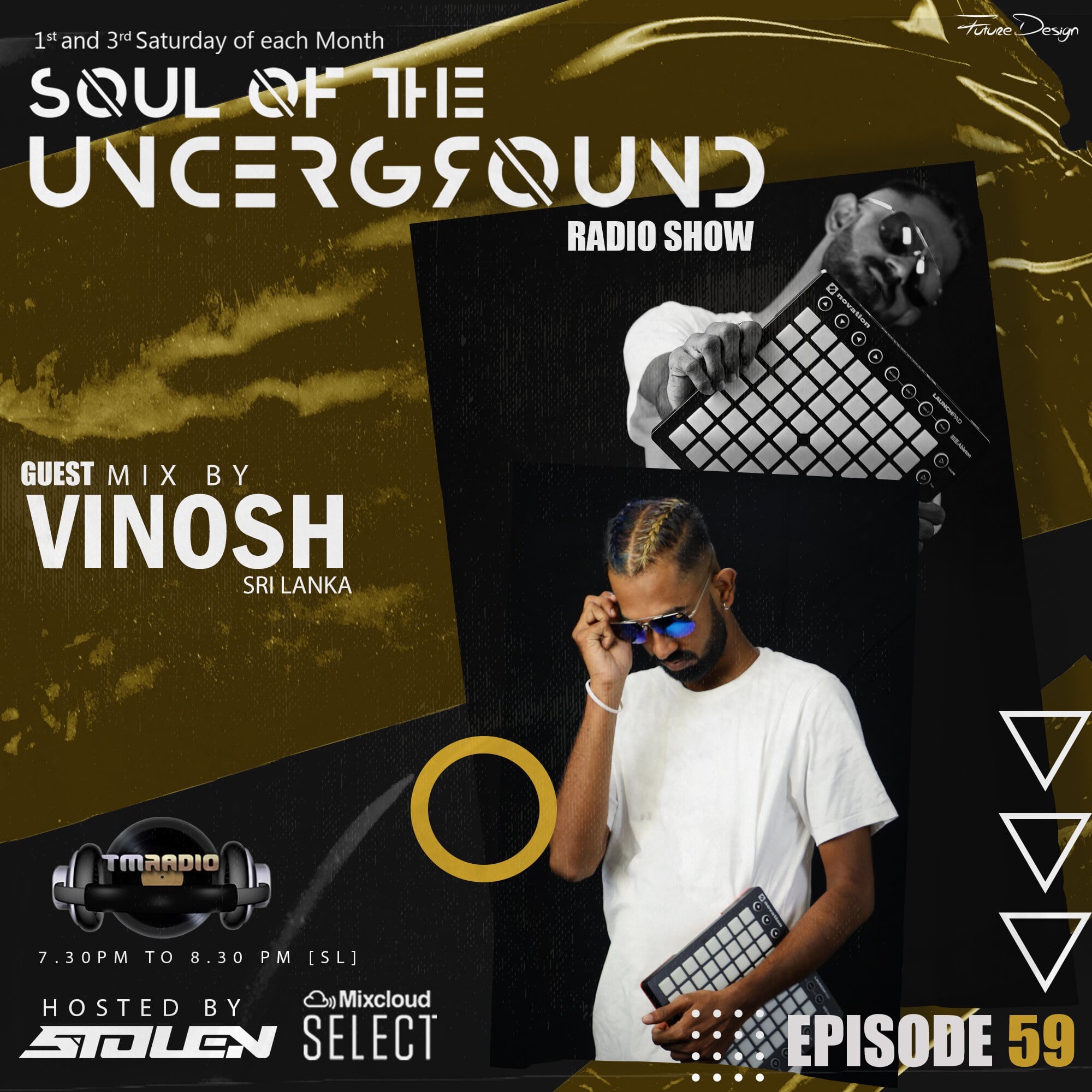 Episode 059 Guest mix by Vinosh (Sri Lanka) (from October 15th, 2022)